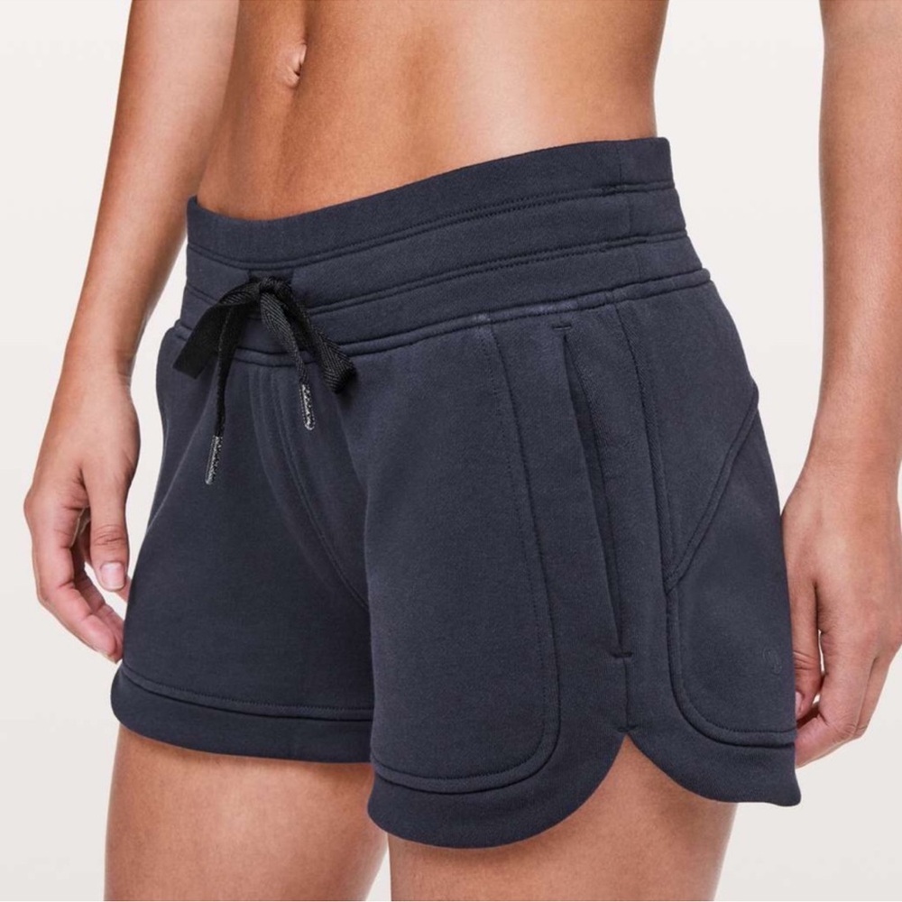 RARE Lululemon Hit Reset 3” Cotton Terry Lounge Shorts Size 8